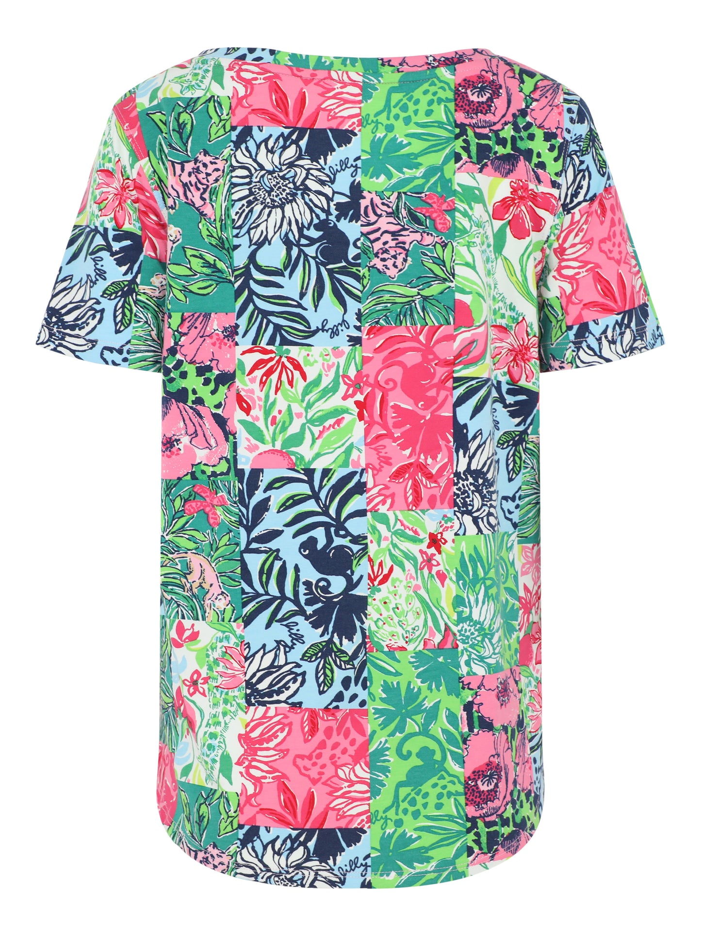 Lilly Pulitzer Key West Top in Multi Party Punch Patch