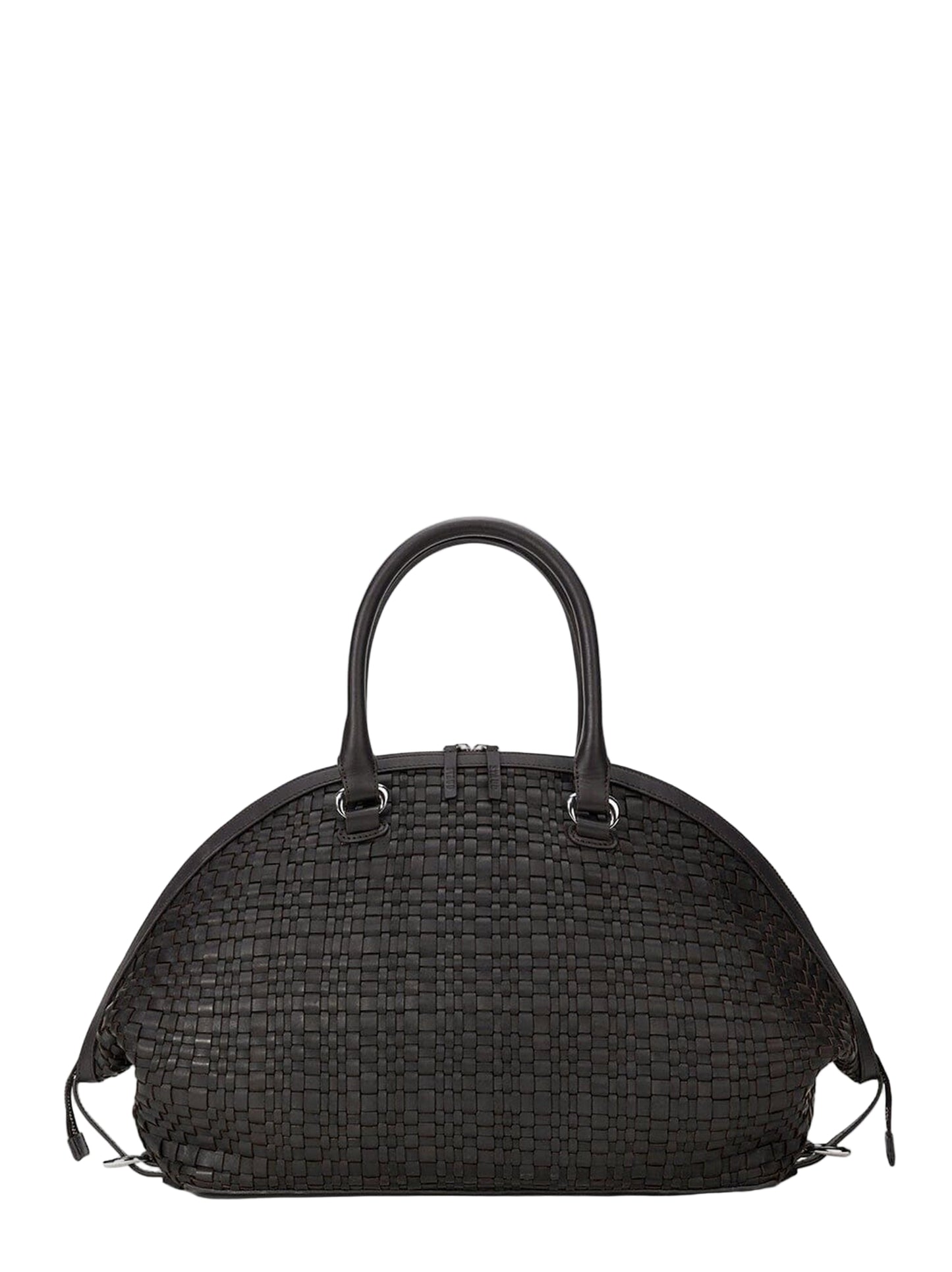 Staud Hester Satchel in Espresso Woven