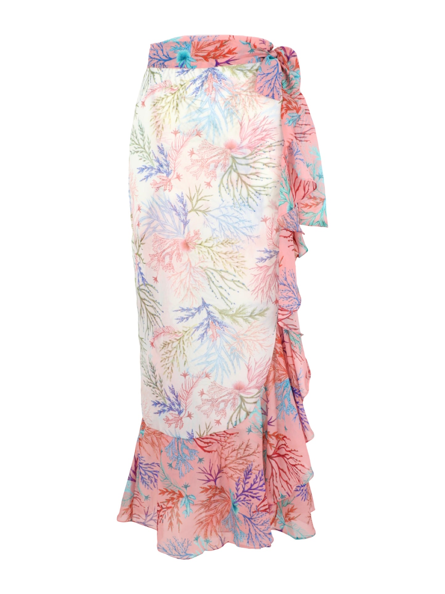 PatBO Seaweed Beach Skirt in Pink