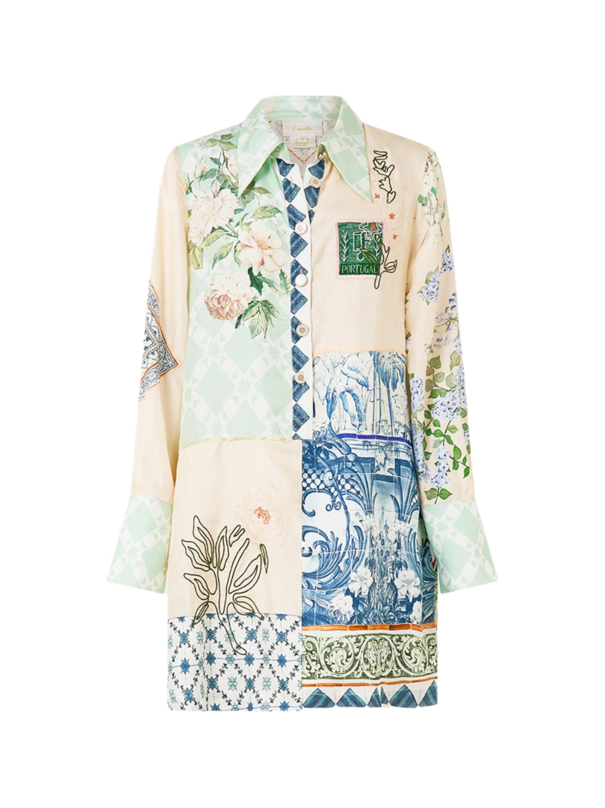 camilla shirt dress CAMILLA WAIST TIE SHIRT DRESS - 00034926-SOAPOPER
