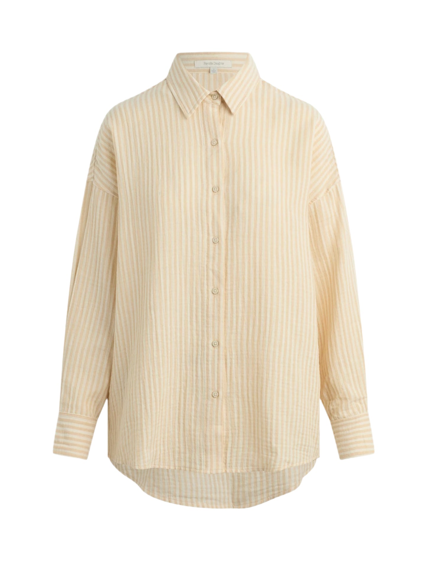 Favorite Daughter Ex-Boyfriend Shirt in Sand Stripe