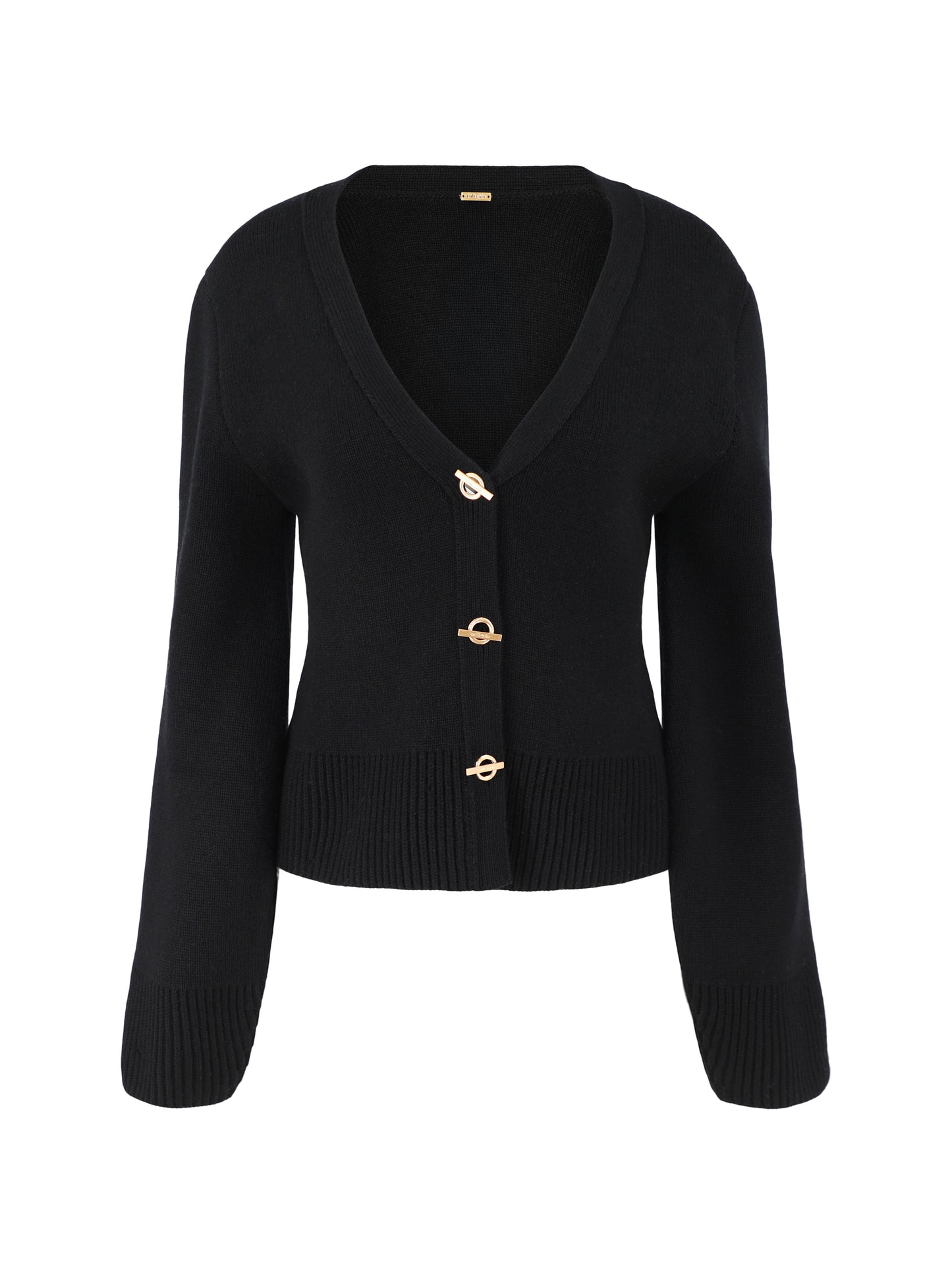 Cult Gaia Jos Cardigan in Black
