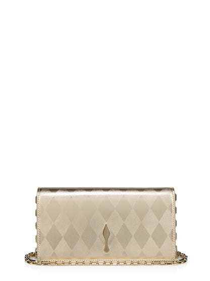 Christian Louboutin Bettina Clutch in Light Platine/Gold | In-Store Only