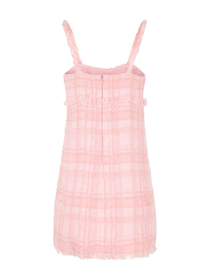 Alexis Michel Boucle Mini Dress in Peony