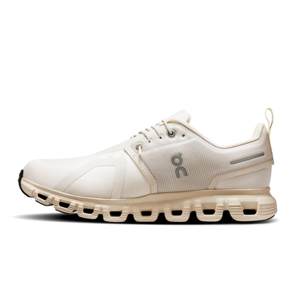 On Running Women's Cloud 6 Waterproof Sneaker in Pearl/Cream