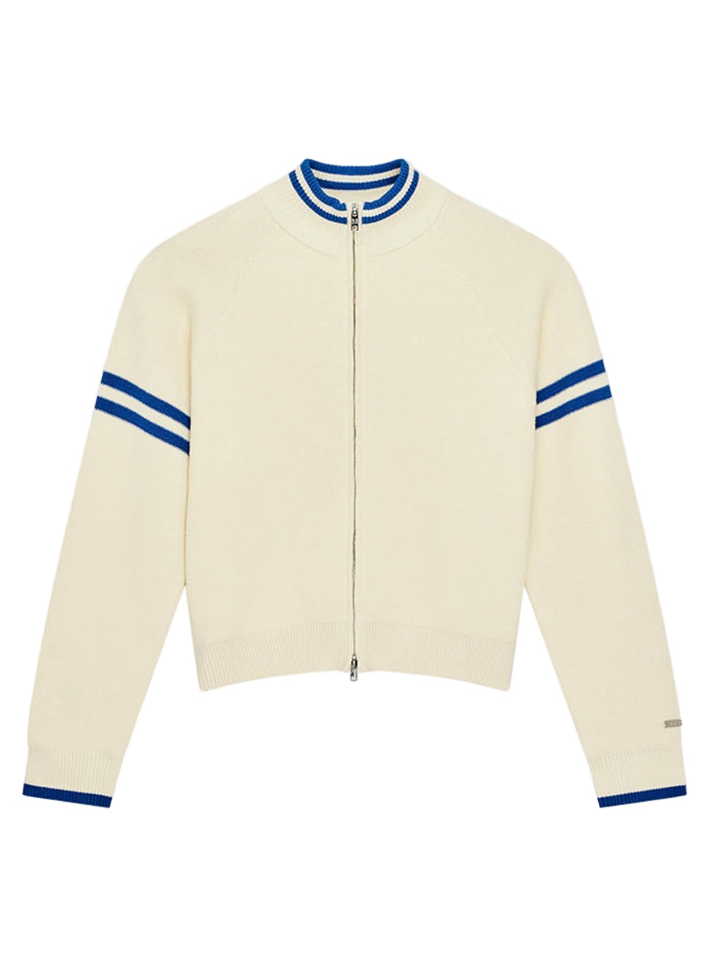 P.E Nation Odyssey Knit Cardi in Whisper White Cream