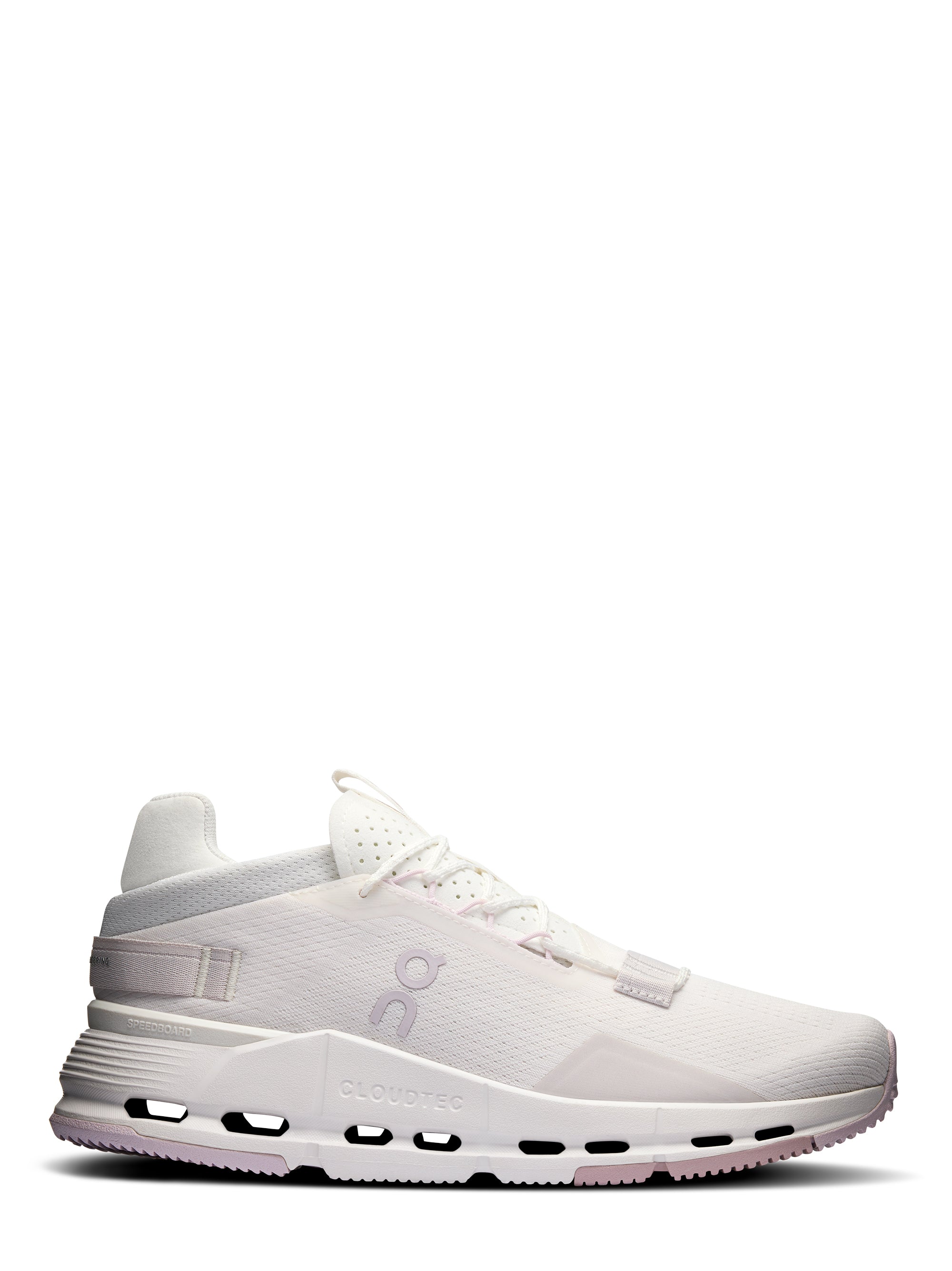 Onスニーカー CloudnovaX 23cm On Running Women's Cloudnova 2 Sneaker in White/Orchid