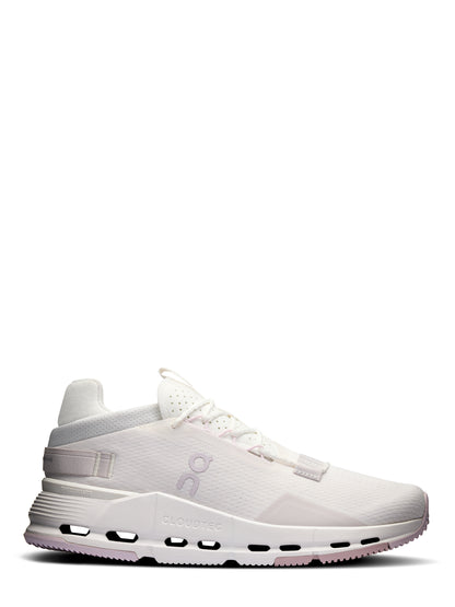 On Running Women's Cloudnova 2 Sneaker in White/Orchid