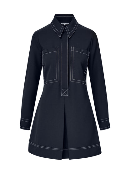 Veronica Beard Pryce Dress in Navy
