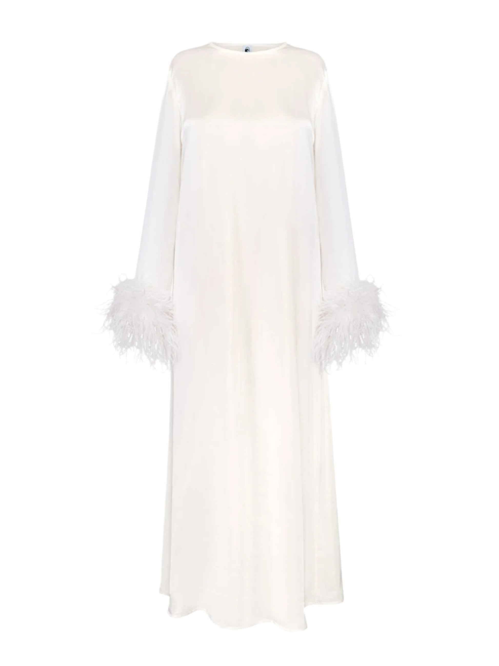 sleeper suzi maxi dress Sleeper Suzi Maxi Dress with Detachable Feathers in Green