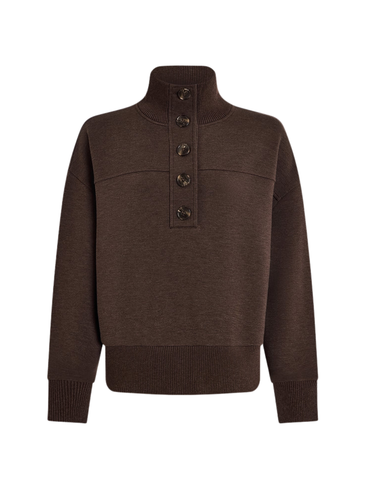 Bronya Button Placket Sweat