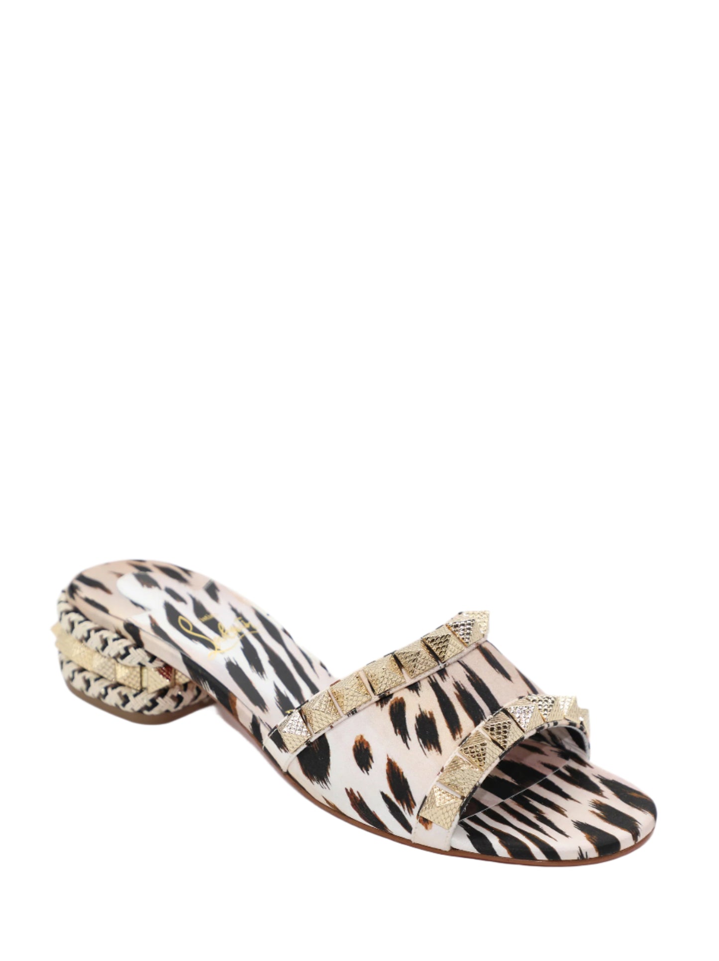 Christian Louboutin Pyramule 30 Crepe Satin Mule | In-Store Only