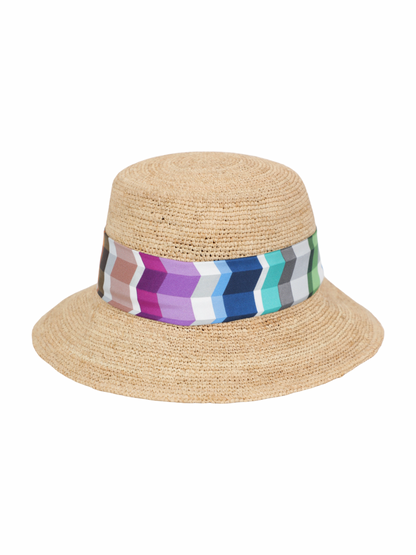 Missoni Straw Hat With Tie (More Colors)