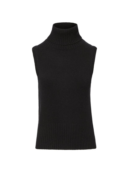 Veronica Beard Mazzy Cashmere Turtleneck in Black