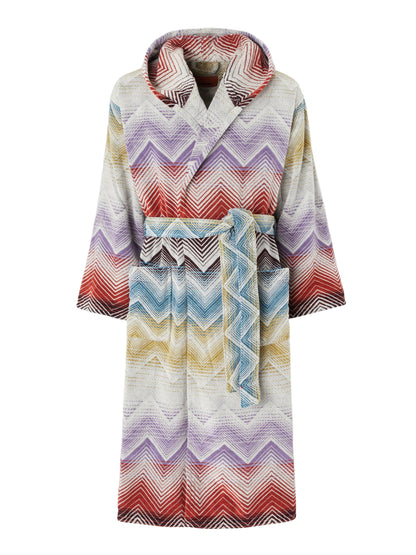 Missoni Marea Hooded Bathrobe in Cotton Terry