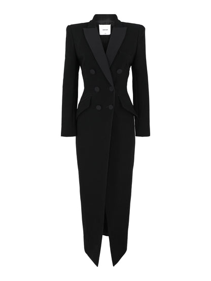 Sans Faff Amberly Evening Blazer Dress in Black