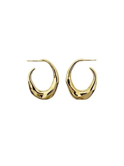 By Alona Panarea Large Earrings in Gold