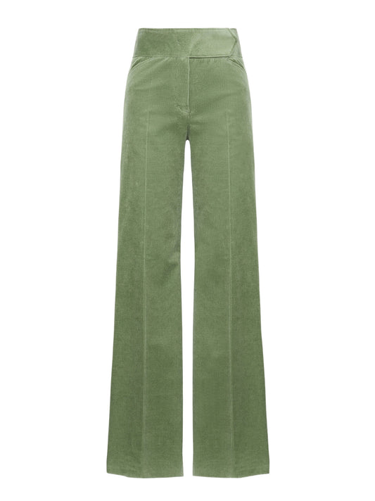 Dorothee Schumacher Twisted Structure Corduroy Pant in Mistletoe