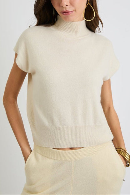 Beryll Anne Cap Sleeve in Ivory