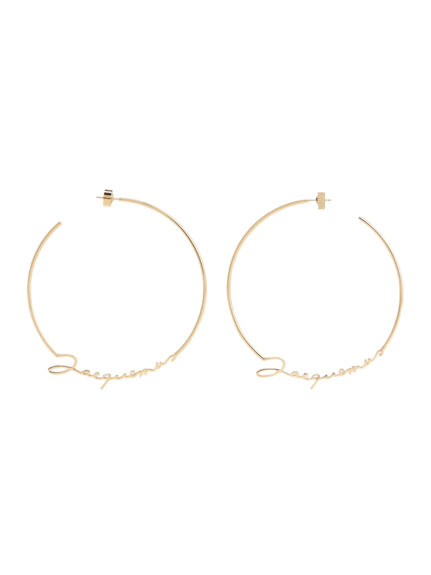 Jacquemus The Jacquemus Hoops Earrings in Gold