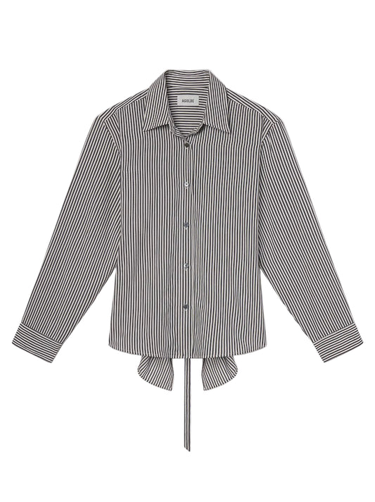Agolde Theo Shirt in Solene Stripe