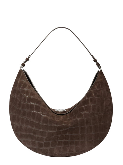 Jacquemus The Ovalo Bag in Dark Brown