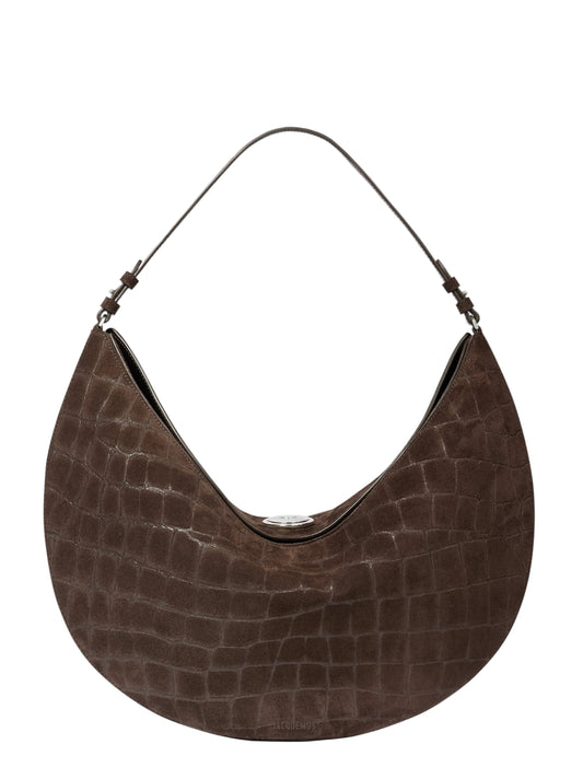 Jacquemus The Ovalo Bag in Dark Brown