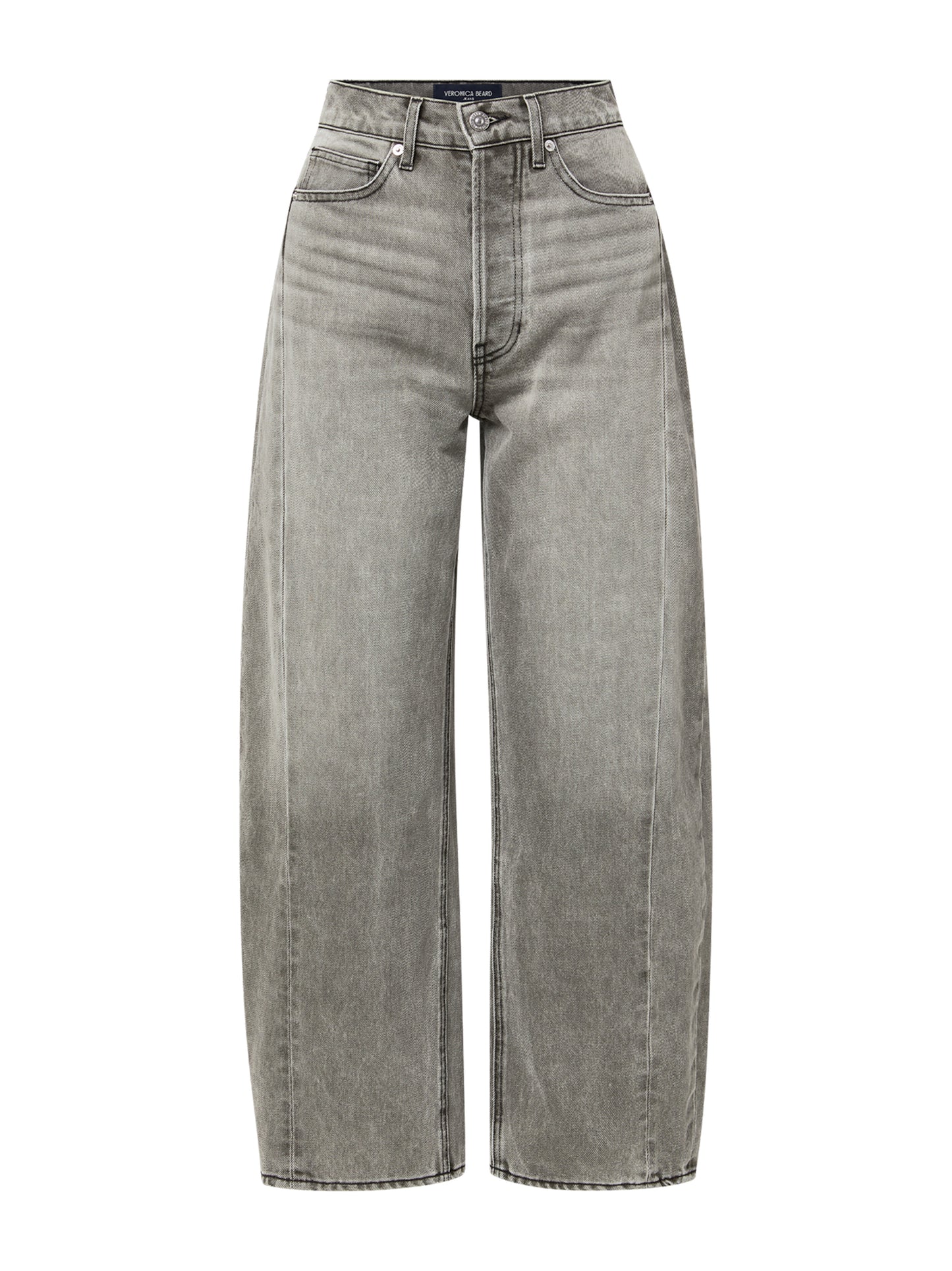 Veronica Beard Ryder Barrel Jean in Volcanic Dust