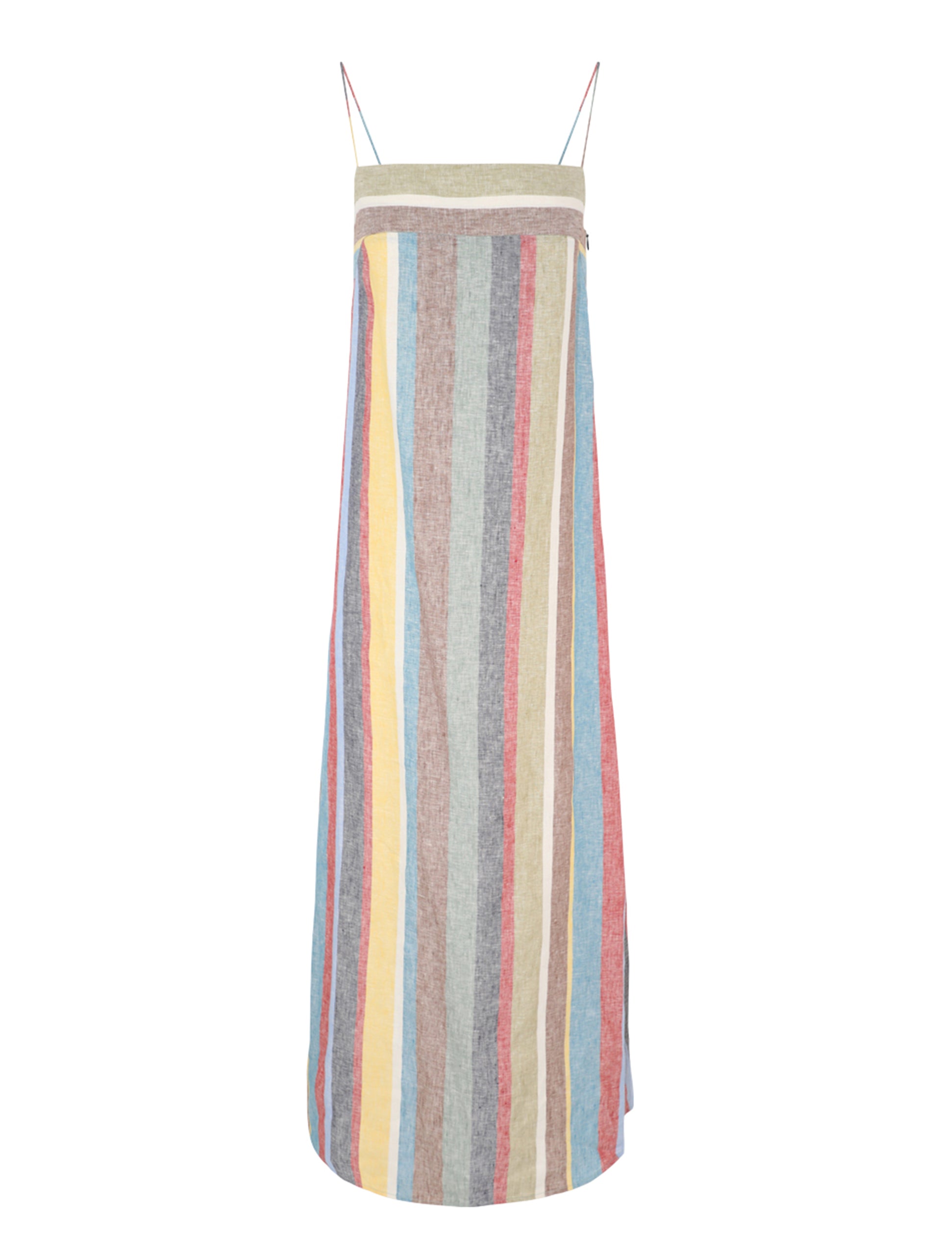 Staud Laura Linen Dress in Market Stripe – Leigh's of Breton Village