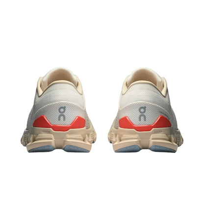 On Running Women's Cloud X4 Sneaker in Ivory/Salmon