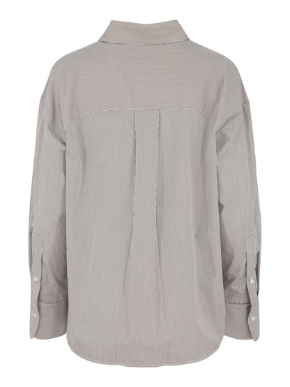 TWP E.B. Top in White/Chocolate