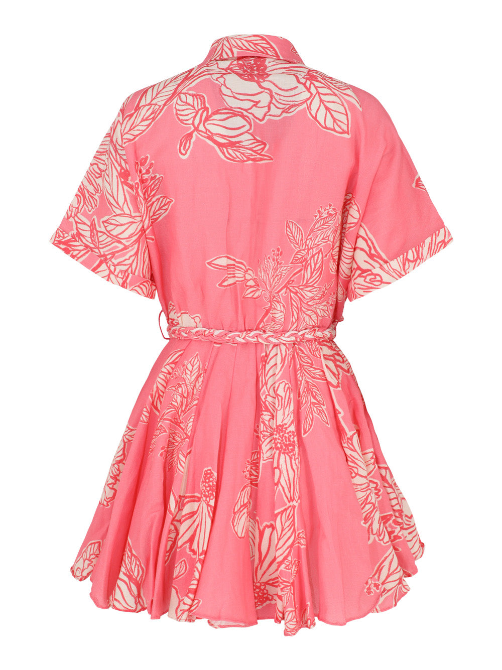 Hemant and Nandita Asha Short Dress in Pink Floral