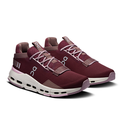 On Running Women's Cloudnova 2 in Maroon/Peony