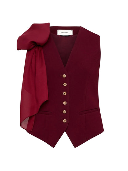 Hellessy Palma Vest in Bordeaux