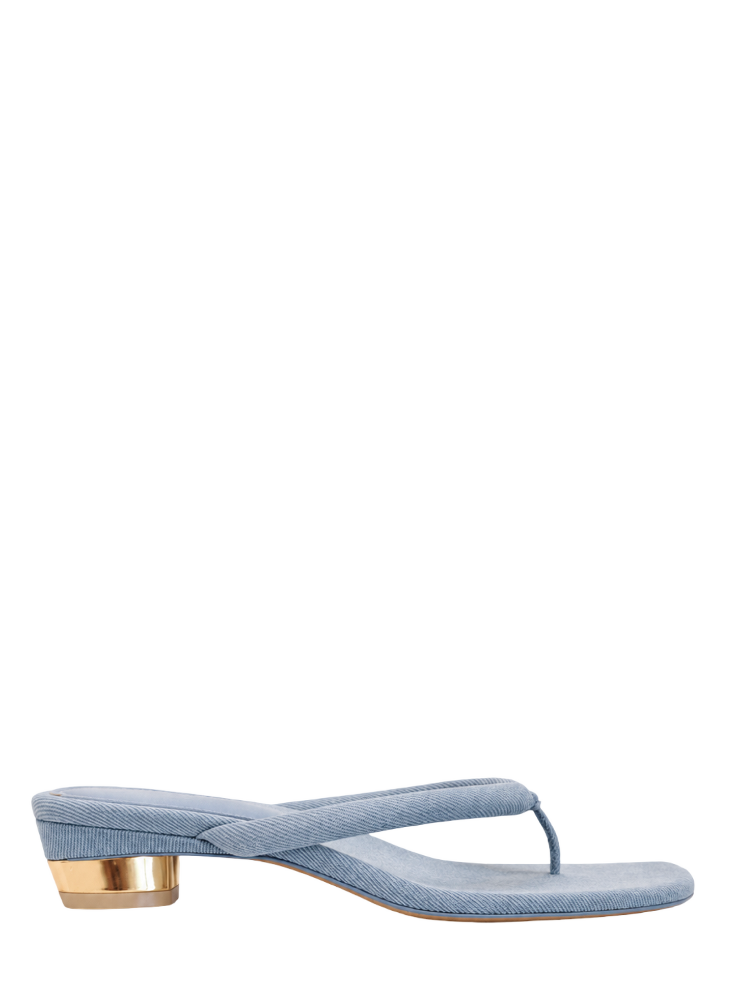 Cult Gaia Sierra Low Heel in Vintage Blue