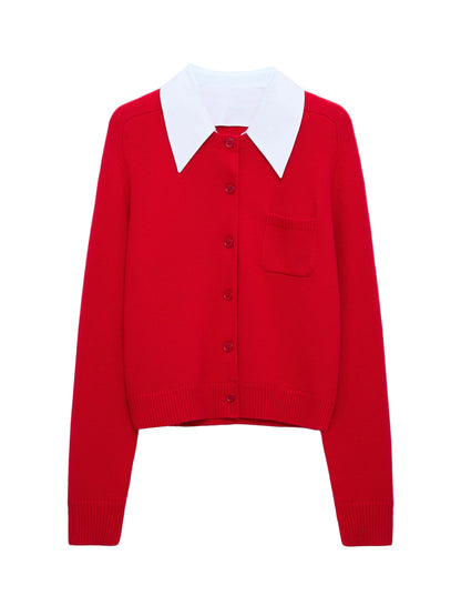 Dorothee Schumacher Elegant Statements Cardigan in Lollipop