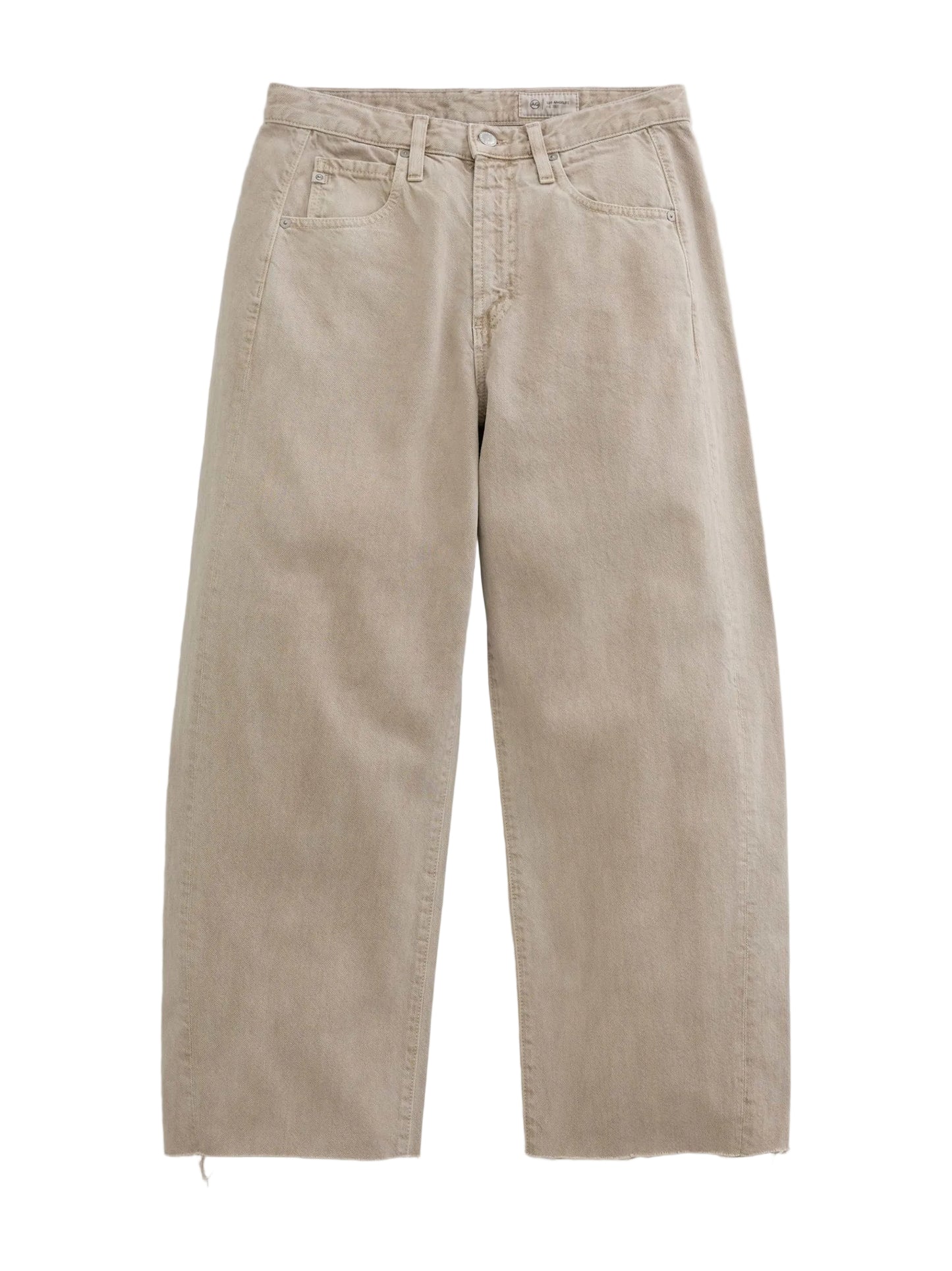 AG Jeans Hattie Crop Jean in Sulfur Light Taupe