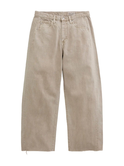 AG Jeans Hattie Crop Jean in Sulfur Light Taupe