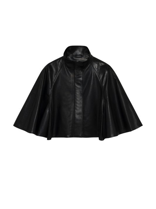 Simkhai Orvik Cape Jacket in Black