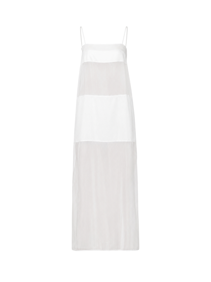 Sans Faff Cove Silk Maxi in White