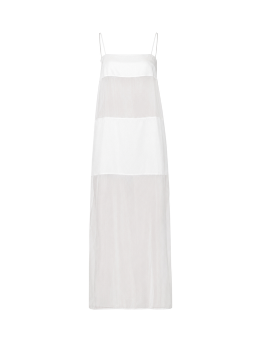 Sans Faff Cove Silk Maxi in White