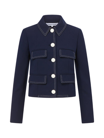 Veronica Beard Constantine Jacket in Navy