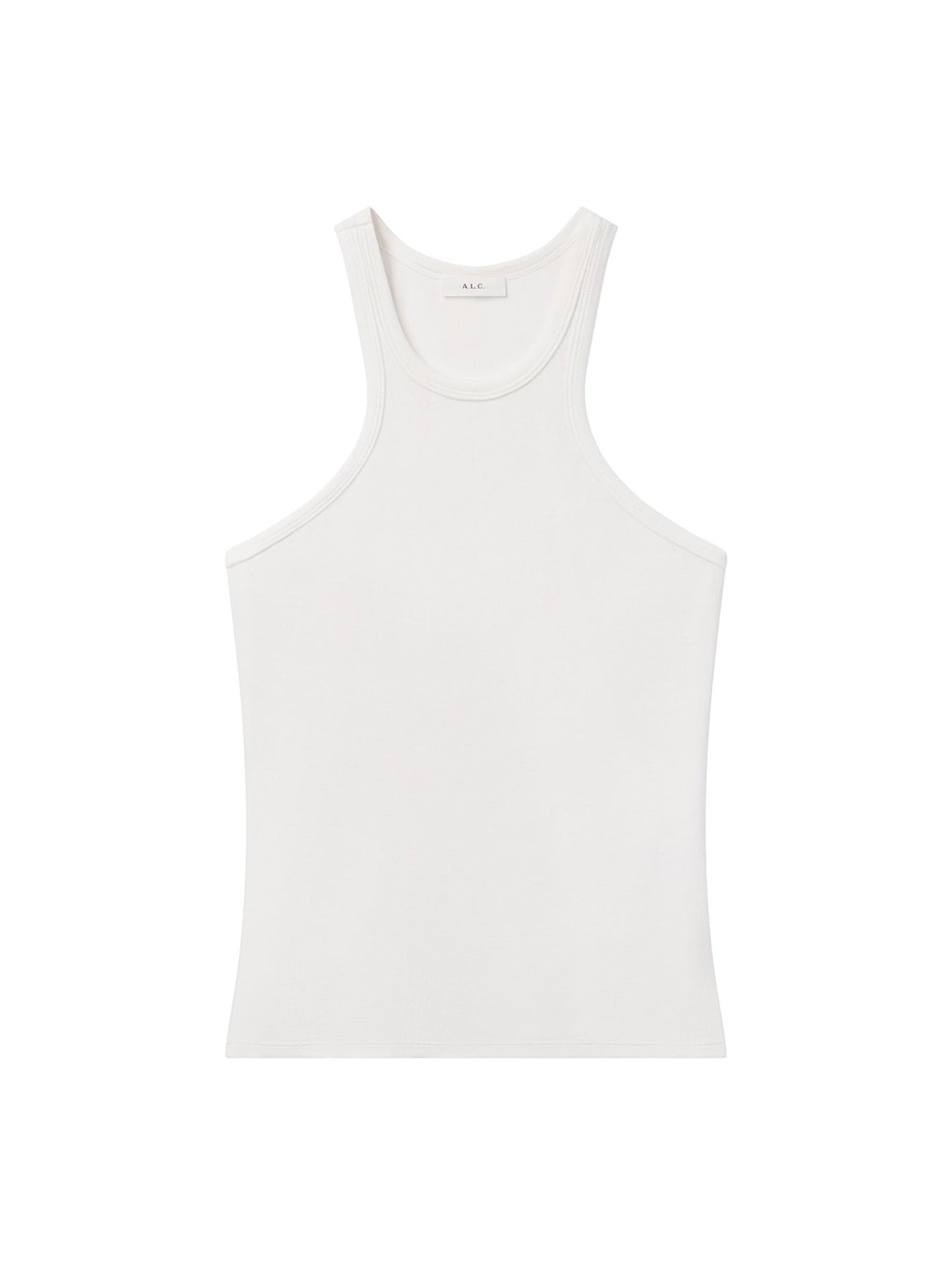 ALC Dean Racerback Rib Knit Tank in Ivory
