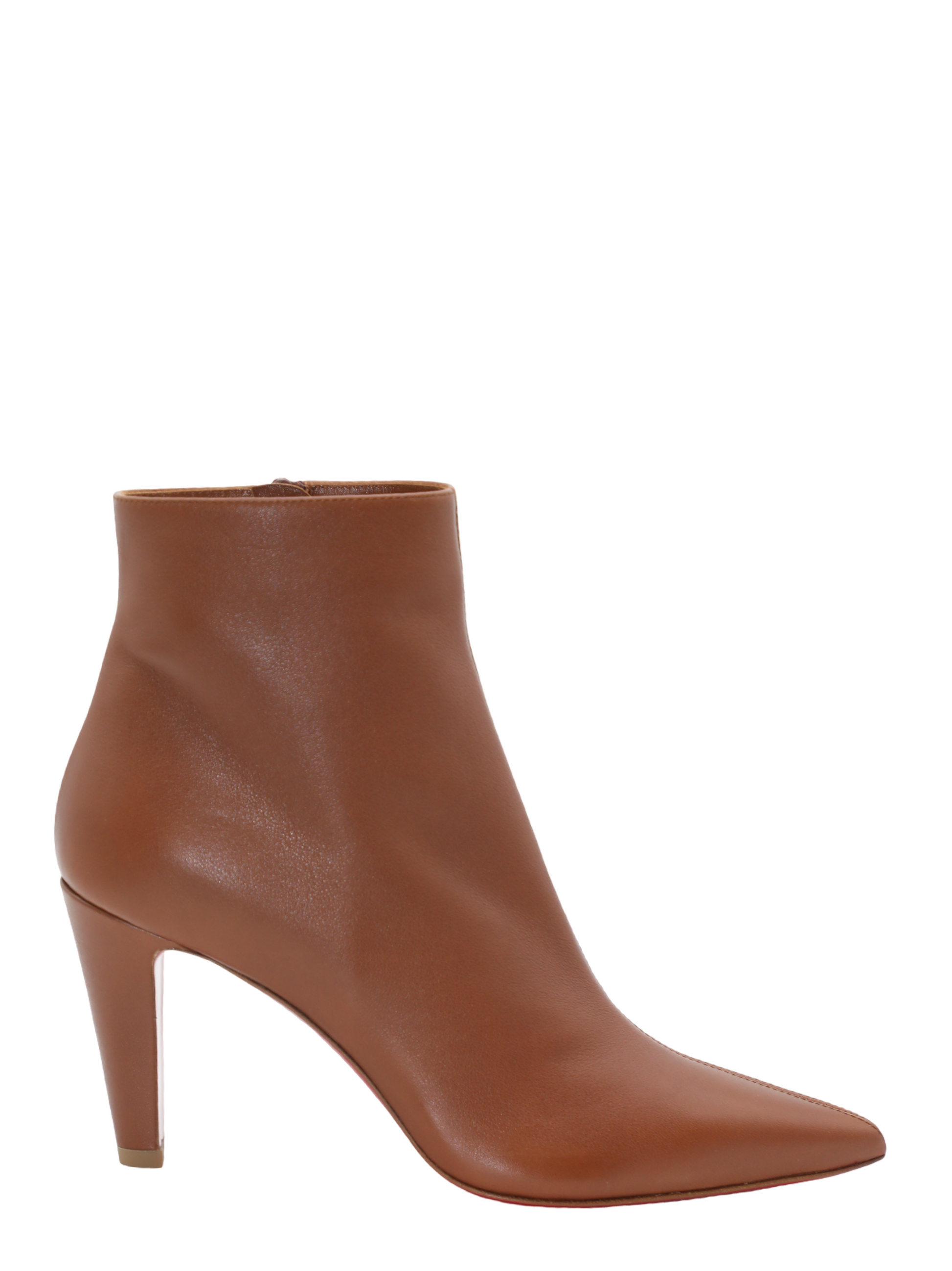 Christian Louboutin Vibella Booty 85 Calf in Cuoio | In-Store Only