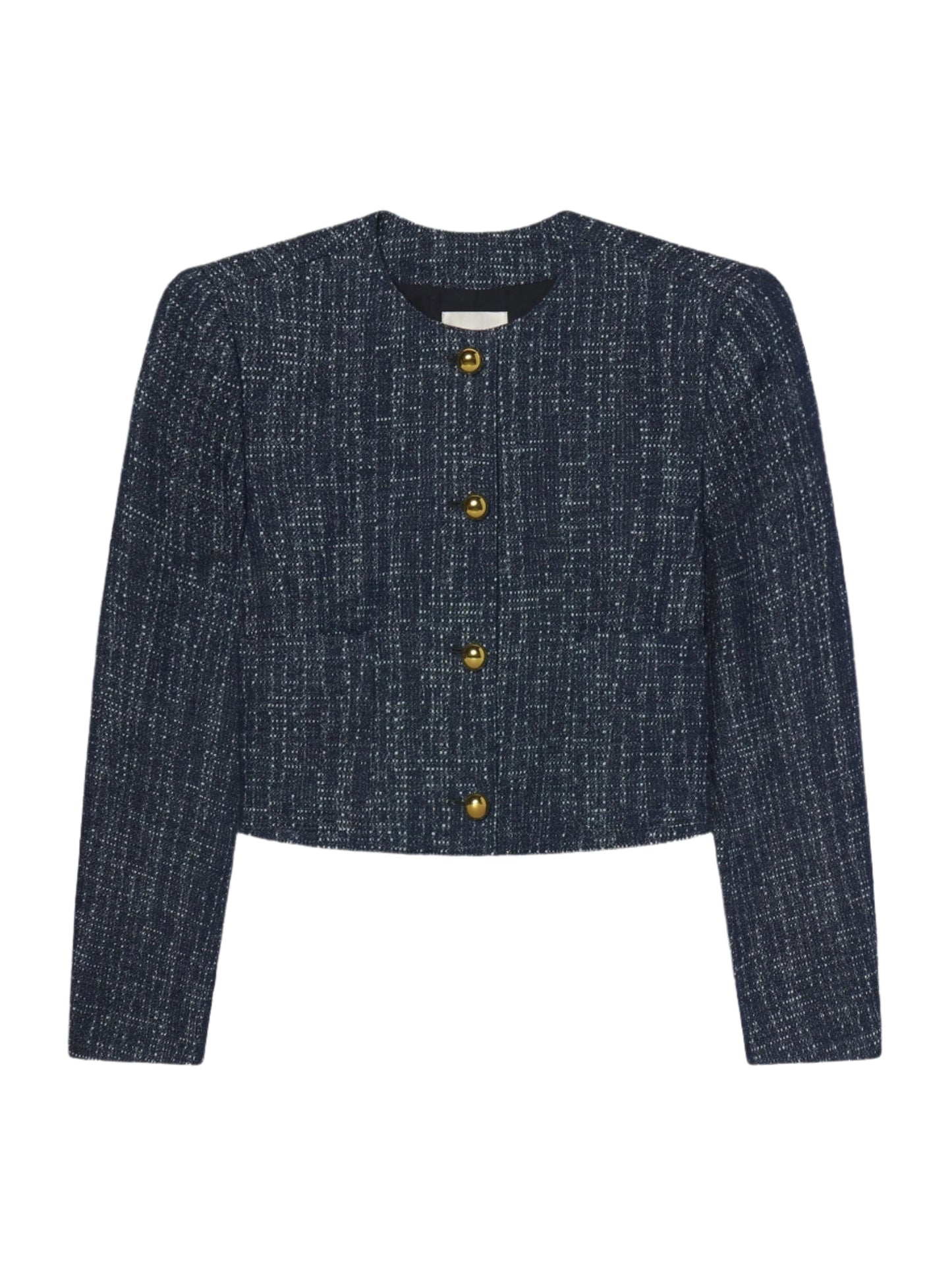 Frame Tweed Jacket in Indigo