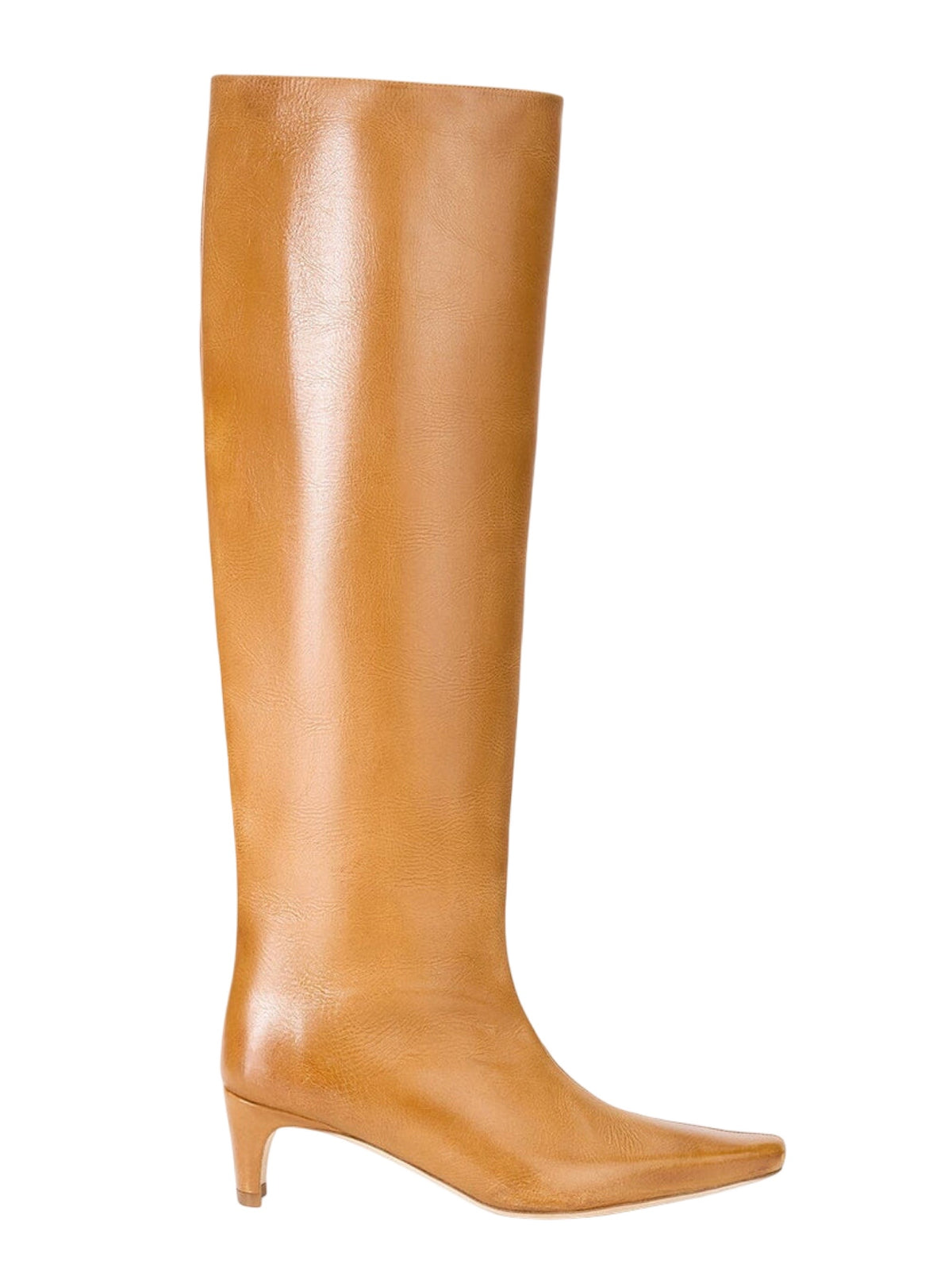 Staud Wally Boot in Cashew Distressed