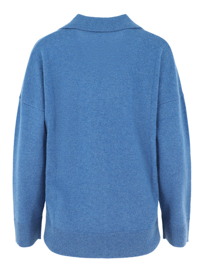Kinross Cashmere Split-Neck Polo (More Colors)