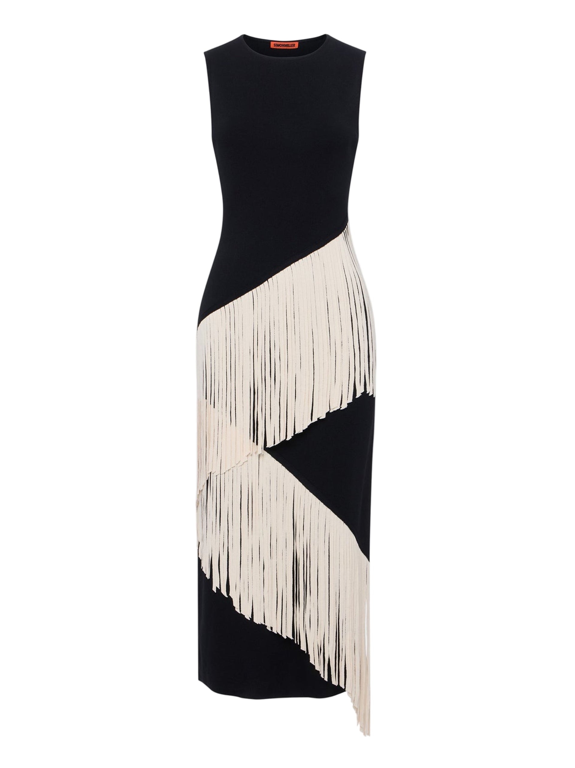 Simon Miller Spiral Knit Dress in Black/Macadamia – Leigh's of Breton  Village