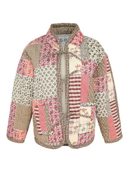 Sea Presley Quilted Patchwork Jacket in Multi