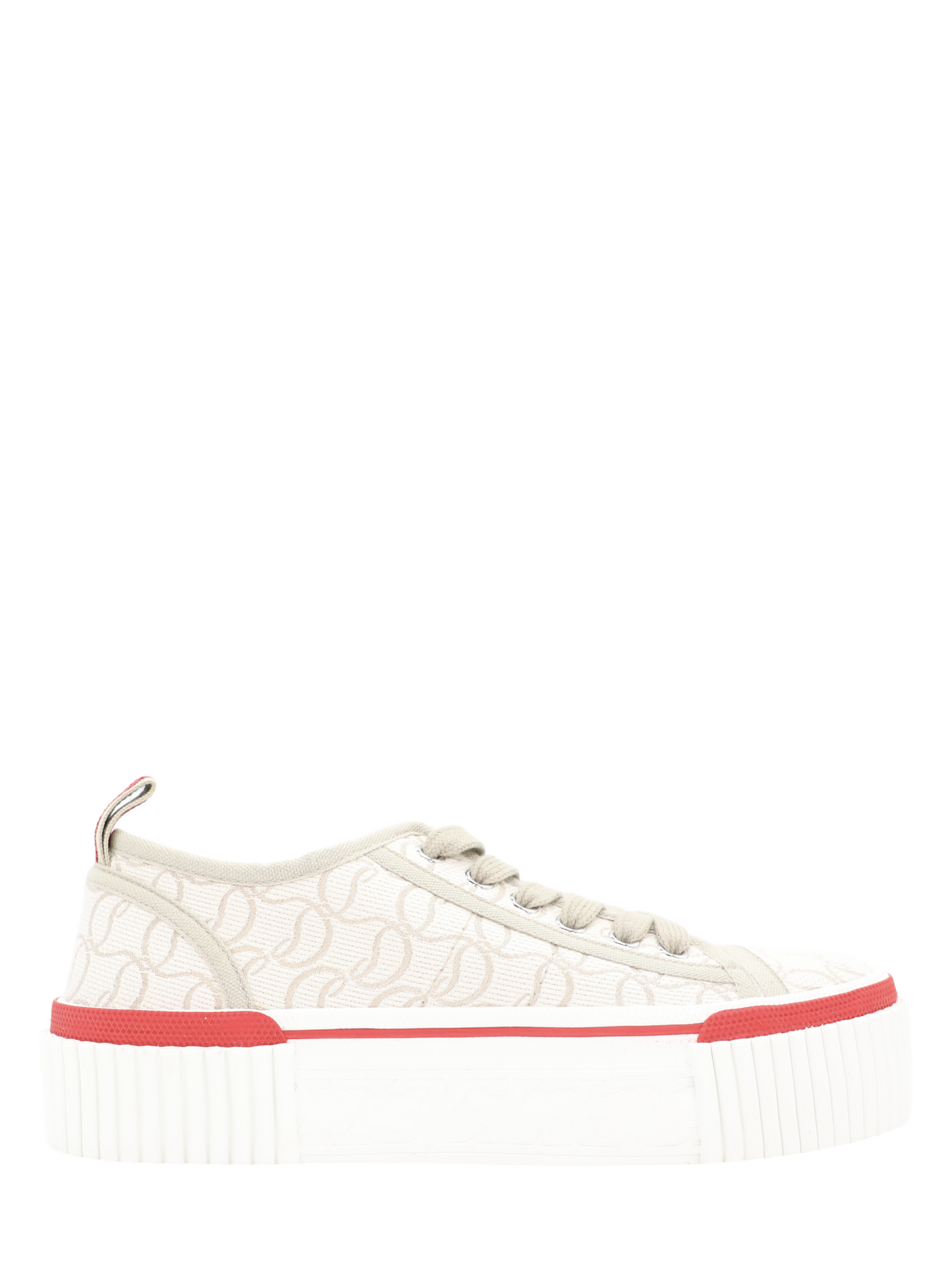 Christian Louboutin Super Pedro 40 Jacquard Toile Mono Sneaker Christian Louboutin Super Pedro 40 Jacquard Toile Mono Sneaker